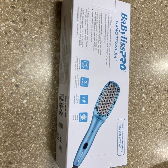 BabylissPro Thermal Paddle Brush Nano Titanium - Picture 3 of 3